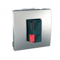 Unica Svorky pro připojení reproduktorů, Aluminium SCHNEIDER MGU3.486.30