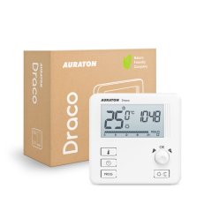 Termostat Auraton Draco digitální drátový programovatelný týdenní 16A