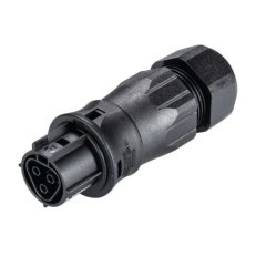 zásuvka na kabel gesis RST, 3-pól, průchodka 13-18mm, šroubové svorky, černá
