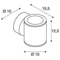 SITRA venkovní nástěnné svítidlo dvě žárovky TCR-TSE IP44,up/down antracit 18 W