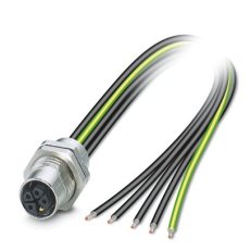 SACC-DSI-M12FSK4PE-M16/1,0-1,5X Přístrojový konektor zezadu stěny 1238589