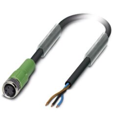 SAC-3P- 5,0-PUR/M 8FS BK Kabel senzoru/aktoru 1527812