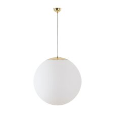 Závěsné svítidlo se skleněným stínidlem OSMONT ADRIA S5 3x10W IP40 E27 mosaz