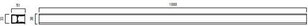 XMARKER GRND./CEILING REC. LINEAR 24W 24