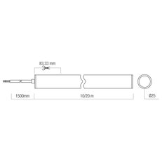 XLOOP TUBULAR FLEXIBLE LED STRIP 25mm 12