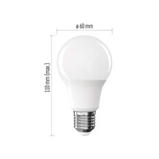 LED žárovka Basic A60, E27, 8,8 W (60 W), 806 lm, teplá bílá EMOS ZL5F47.3