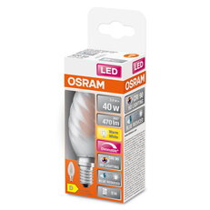 Světelný zdroj OSRAM LED SUPERSTAR PLUS CLASSIC BW FILAMENT 3.4W 927 Frosted E14