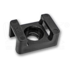 wpr12470 kabelová sedla pro pásky, 23x16 mm, černé WAPRO KSD-2316B