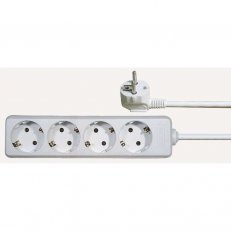 Prodlužovací kabel 3 m/4 zásuvky/bílý/PVC 1mm2 EMOS P0423
