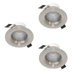 Vestavné svítidlo SALICETO 3XLED d88 14,4W IP20 matný nikl  EGLO 902279