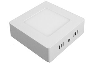 PS6-LED panel 6W-DW denní bílá čtverec přisazený bílý T-LED 10272