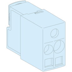 Blok odboček Linergy BW se svorkami 6mm2 + 10mm2, 12ks SCHNEIDER LVS04151