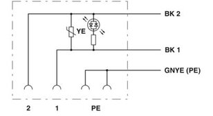 Kabel snímače/akčního členu SAC-3P- 1,5-534/A-1L-V 230V PHOENIX CONTACT 1453711