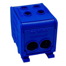 Distribuční blok DTB 2×50 modrý ELEKTRO BEČOV U250D12