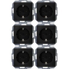 920750014 Profi-Pack: 6 Eablack zwart