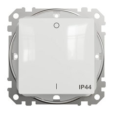 Sedna D/E Spínač dvojpólový řazení 2 IP44, Bílá SCHNEIDER SDD211102