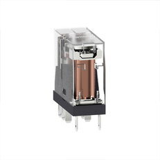Schneider RXG25P7 Relé Zelio RXG, 2 C/O , 5 A, 230 V AC, průhledný kryt