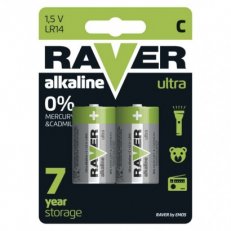 RAVER alkalická baterie C (LR14) /1320312000/ B7931
