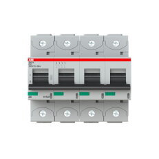 S804N-D63 jistič 4P char. D 63A s klecovou svorkou 36kA ABB 2CCS894001R0631