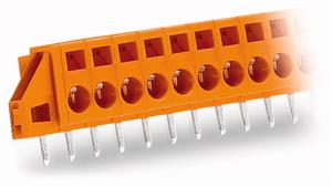 Svorka na desky plošných spojů 2,5mm2 5,08mm oranžová 7pól. WAGO 231-637/023-000