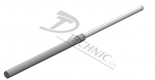 DT TECHNIC 421020 JP 15 Al d16/10 Jímací tyč d16/10 AlMgSi - 1500 mm