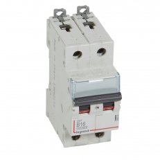 DX3 JISTIČ, 2 PÓLOVÝ, CHAR. B,16A 10000A/16KA LEGRAND 408942