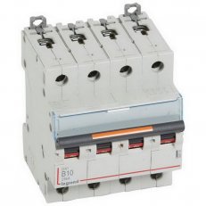 DX3 JISTIČ, 4 PÓLOVÝ, CHAR. B,10A 25KA LEGRAND 409741