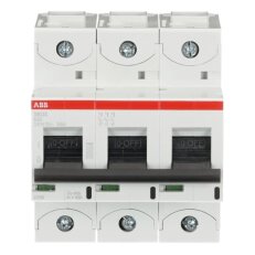 S803S-K40 jistič 3P char. K 40A s klecovou svorkou Icu 50kA ABB 2CCS863001R0557