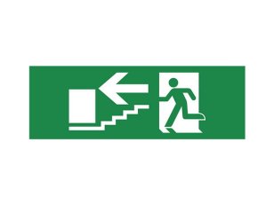 PIKTOGRAM schody dolu doleva PANLUX PIKT-SDL