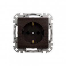 Sedna D/E Zásuvka 230V 16A SCHUKO, Wenge SCHNEIDER SDD181021