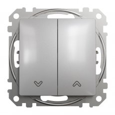 Sedna D/E Tlačítkový ovládač žaluzií, Aluminium SCHNEIDER SDD113114