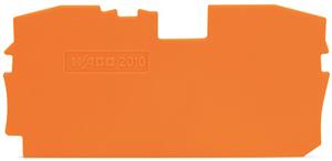 Koncová bočnice a separátor Tloušťka 1 mm oranžová WAGO 2010-1292
