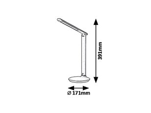 Osias LED 9W IP20 černá 2700-6500K 400lm RABALUX 6980