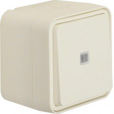 Vypínač řazení 6 s doutnavkou, komplet., IP55, W.1, bílá, mat BERKER 30763522