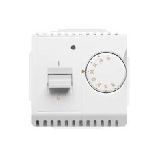 Univerzální otočný termostat, vestavěný senzor, 16A, 230V~, bílá BMRT10W.02/11