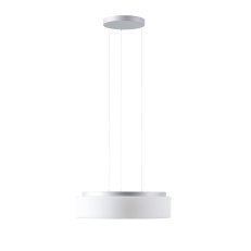 Závěsné svítidlo ERIS LE4 35W IP40 3K ON/OFF SKLO OPAL stříbro OSMONT ERI67404