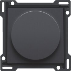 Středový kryt spínače ventilátoru-ANTHRACITE NIKO 122-65936
