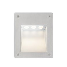 AKORD zápustná do stěny nerezová ocel 230V LED 3W IP65 3000K RENDL R10546