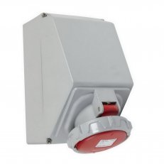 P17 TEMPRA PRO IP 66/67 NÁSTĚNNÁ PRŮMYSLOVÁ ZÁSUVKA 400V 4K 125A 3P+E ČERVENÁ