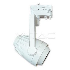 PAR20 Fitting 4 Line Track White Body,