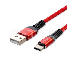 1 M Type C USB Cable Red Gold Series VT-5361 V-TAC SKU8634