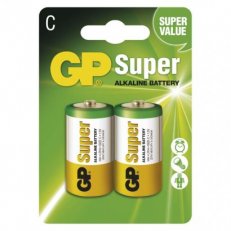 Alkalická baterie GP SUPER LR14 2BL Emos B1331