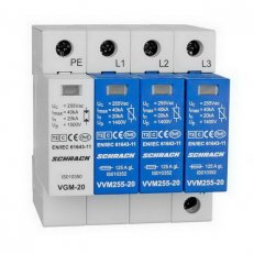 Svodič přepětí Vartec 3+1 TT, třída II (C) 255V, In 20kA SCHRACK IS111310--