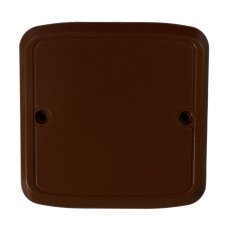 VÍČKO LIŠTOVÉ KRABICE LK 80X28 T, konfigurace I2, barva tmavě hnědá