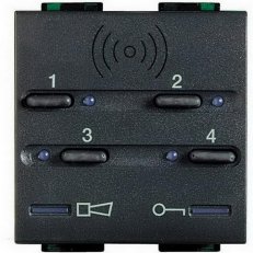 Legrand L4607/4 BTLV MAG.ČTEČKA,4 SCÉN