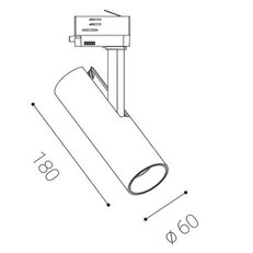 Svítidlo MATRIX 1, B DIM TRIAC 10W 3000K LED2 6090333DT
