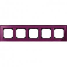 Schneider MTN4050-3206 Rámeček 5násobný M-Elegance Ruby Red