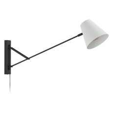Nástěnné svítidlo FORCADET E27 černá/šedá 1X40W IP20 EGLO 900865