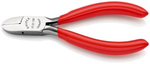 KNIPEX 7721130 kleště štípací malé bez fazety potažené PVC 130mm KN 77 21 130