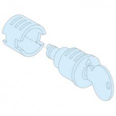 Schneider 09933 Válcový zámek + 2 klíče č. 2433A, IP55